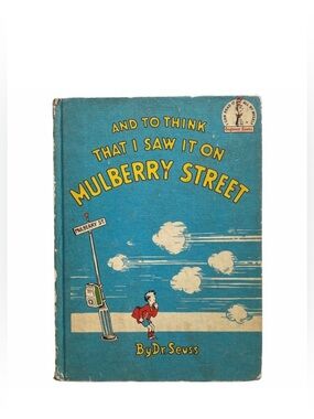 Dr.Seuss • 1937 1st Edition And To Think That I Saw It On Mulberry Street Book